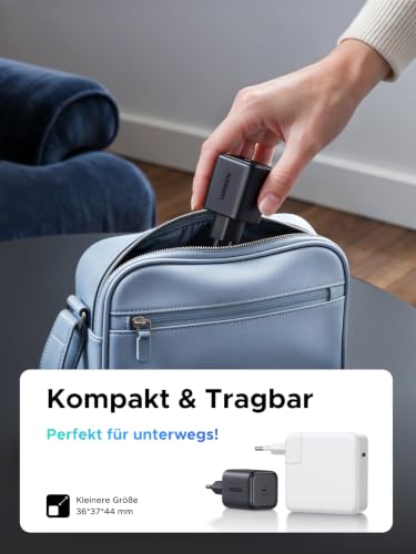 UGREEN USB C Ladegerät 45W, PD iPhone Netzteil, PPS Schnellladegerät – Ansicht 4