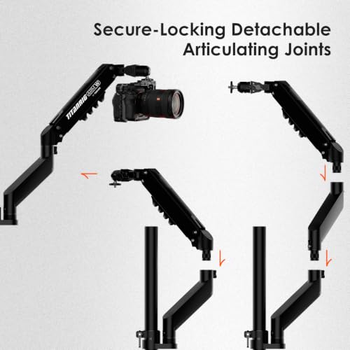 Image of TARION Pneumatic Camera Mount 25 inch Modular 3-Section Titanrig Arm W