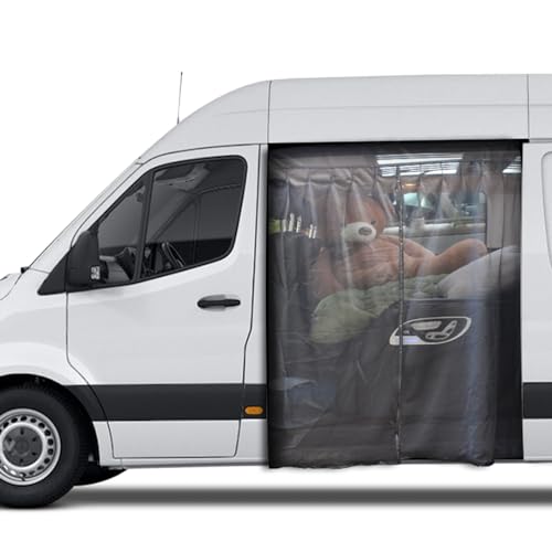RV Van Mosquito Net Compatible Magnetic Bug Screen Door for Sprinter Van，Compatible Sprinter Van Screen Door，Magnetic Fly Screen for Mercedes Sprinter Vans Polyester Insect Net (Standard:71 * 59 in)