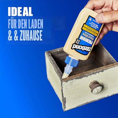 Titebond II Premium Holzleim, wasserfester Holzkleber für den Profigebrauch, 473 ml, 1 Stück, 500-4