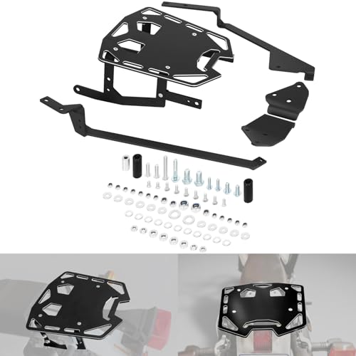 XR650L Luggage Rear Rack with Sub Frame Support Compatible with 1993-2025 XR 650L Tail Cargo Rack (Black) by GYUKSIA - Image 4