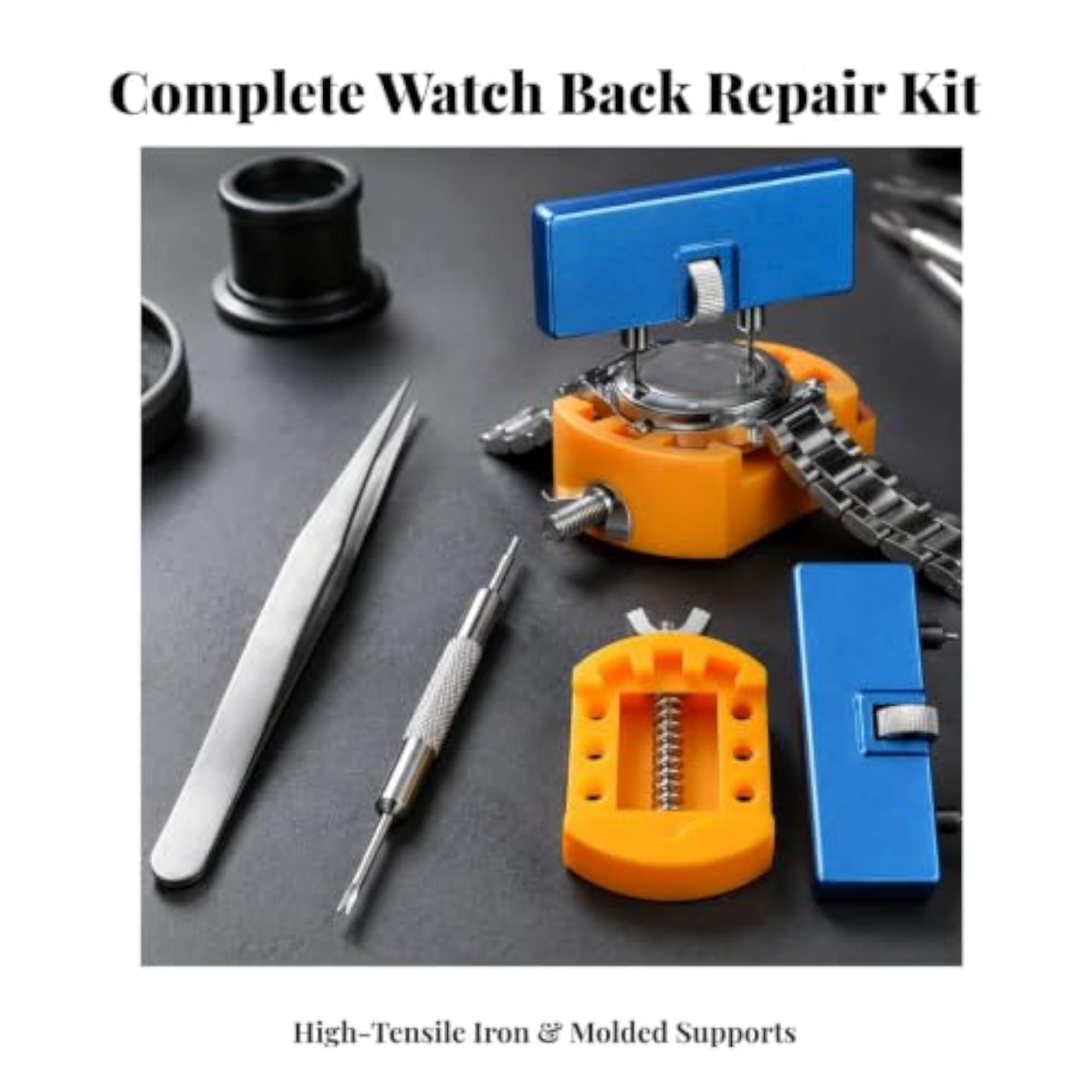 4 Pieces Multifunctional Watch Tool Kit with Case Opener
