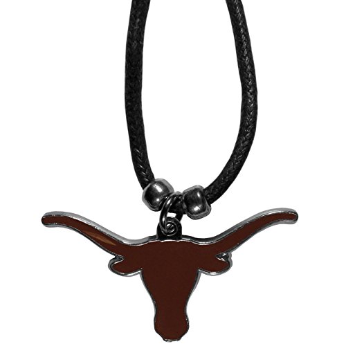 NCAA Siskiyou Sports Fan Shop Texas Longhorns Cord Necklace 21 inch Black