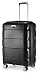 Produktbild HAUPTSTADTKOFFER - Britz - Hartschalen-Koffer mit Laptopfach Koffer Trolley Rollkoffer Reisekoffer Erweiterbar, TSA, 4 Rollen, 65.5 cm, 60 Liter, Schwarz