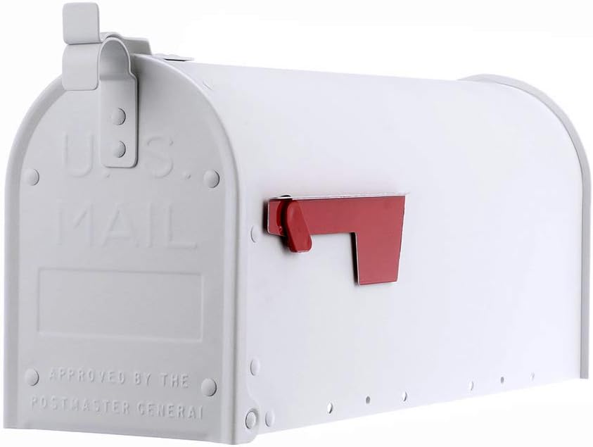 Gibraltar Mailboxes ADM11W01 Admiral Mailbox, Textured White