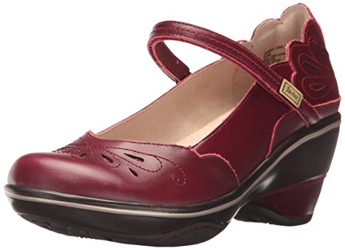 Jambu Women's Bombay Encore Wedge Pump, Red, 11 M Us #TOP27