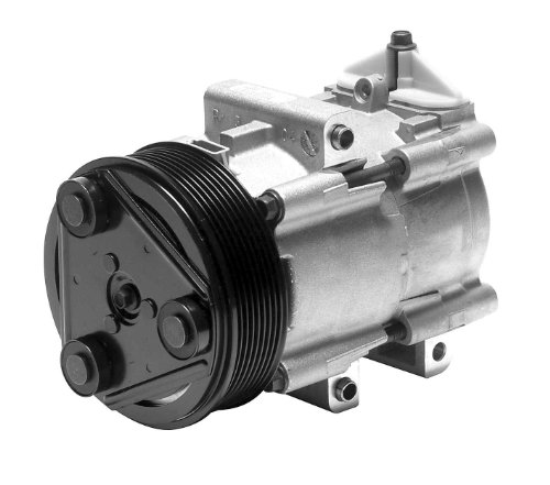 Denso 471-8121 New Compressor with Clutch for Ford Heavy-Duty and Super-Duty Trucks