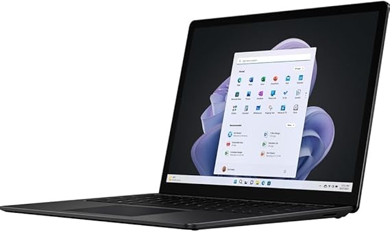 Microsoft Surface Laptop 5 13.5 Touchscreen Notebook - 2256 x 1504 - Intel Core i5 12th Gen i5-1245U - Intel Evo Platform - 8 GB Total RAM - 256 GB SSD - Matte Black