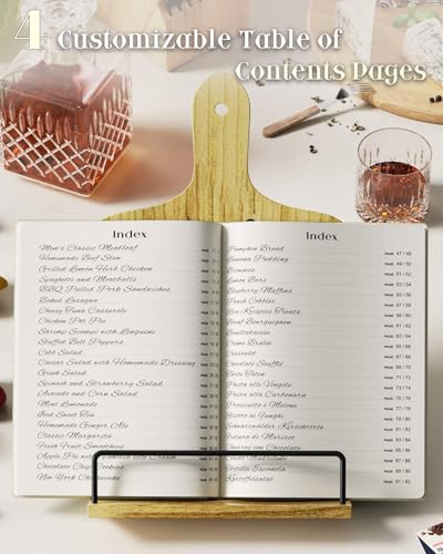 Carnet de recettes vierge pour ne plus perdre vos secrets de cuisine - 3