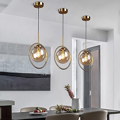 Luces de techo para sala de estar con diseño de globo moderno 3