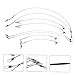 POPETPOP 100pcs Fishing Leader Wire Lines Material Quick-Connect to Lengths for Bass Carp and More for Freshwater Fishing