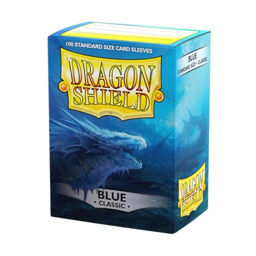 Dragon Shield Sleeves - BLUE - Standard Size Deck Protectors (100 ct) Arcane Tinmen