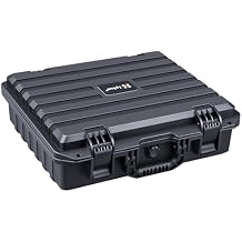Lykus HC-4010 Waterproof Hard Case with Customizable Foam, Interior Size 16x13.2x4.6 in, Suitable for laptop, electronics, and more items