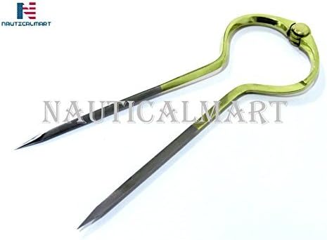 Nautical Brass Proportional Divider Compass Marine Navigation Instrument