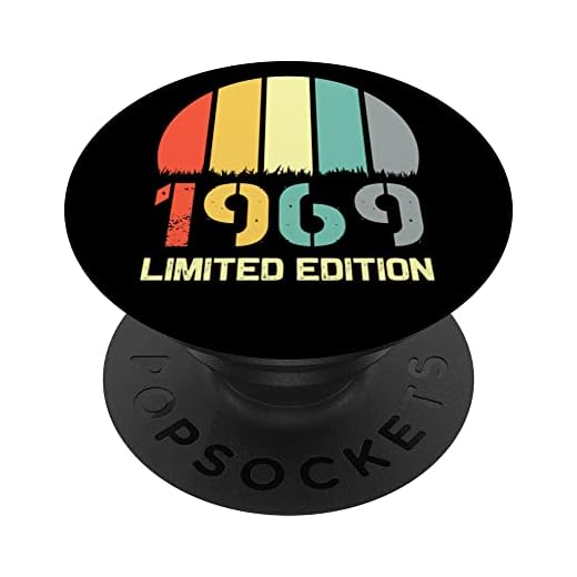 Born In 1969 Edición Limitada 1969 Cumpleaños Popsocket 1969 PopSockets PopGrip Intercambiable