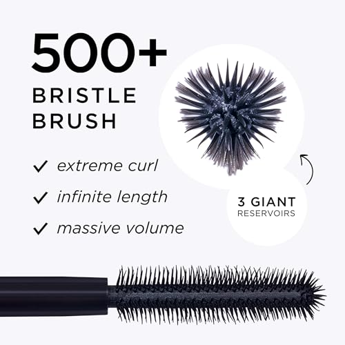 tarte maneater mascara – Extreme Curl, Instant Volume & Length, 16HR Ultra-Creamy Longwear Eye Makeup, Cruelty-Free, full size, brown by tarte - Image 5