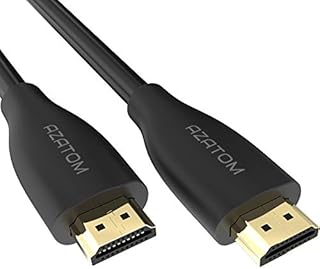 AZATOM HDMI Cable 3M Length - Ultra High Speed 18Gbps HDMI 2.0 Cable 4K@60Hz Support Fire TV, Apple TV, Ethernet, Audio Return, UHD 2160p, HD 1080p, 3D, Xbox One X, PlayStation PS4, PC - (3M)