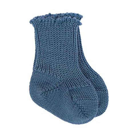 GRÖDO, First socks, 100% organic wool. - Blue - One Size Cover
