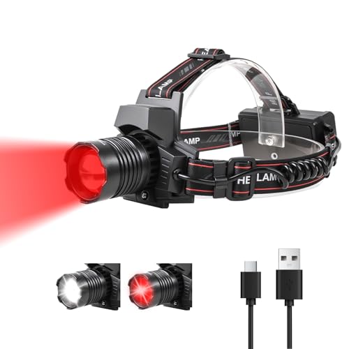 Rechargeable Red/White Headlamp