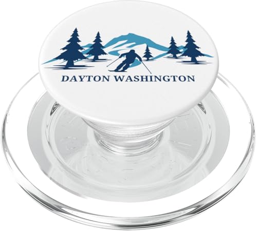 Dayton Washington Ski Resort Esquí PopSockets PopGrip para MagSafe