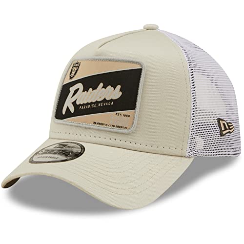 New Era A Frame Trucker Cap Las Vegas Raiders Stone - vue 2