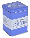 Taberseo Caja Caramelos Metal, Hojalata, Azul, 8 x 8 x 10 cm