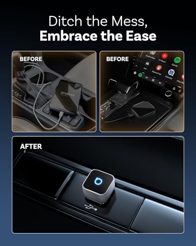 Image of OTTOCAST Mini Cube 3.0 Wireless CarPlay & Android Auto Adapter 2026- Plug & Play, Fast Auto-Reconnect (Sliver)