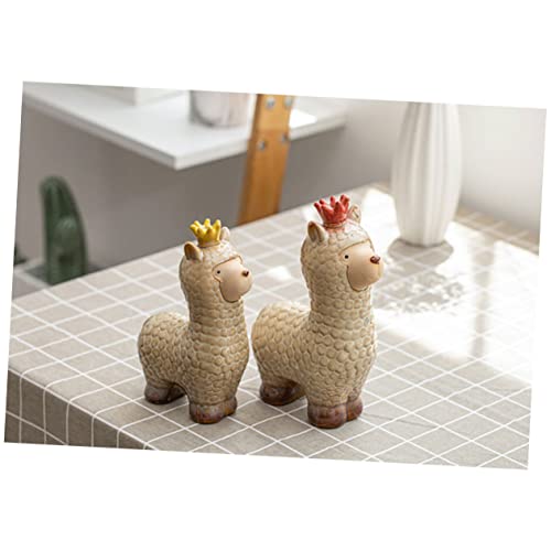 DOITOOL 2 Peças Presentes Para Crianças Animais Brinquedos Em Miniatura Jardim Decoração De Mesa Bon