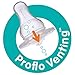 Evenflo Feeding Glass Premium Proflo Vented Plus Bottles for Baby, Infant and Newborn - Helps Reduce Colic - Clear, 8 Ounce (Pack of 6)
