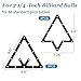 MoyanSuper 6-Pack Pool Ball Rack Set Magic Rack Sheet Billiards Ball Holder -Triangle Rack Pool Cue Accessories for 8-Ball, 9-Ball & 10-Ball Billiard Games