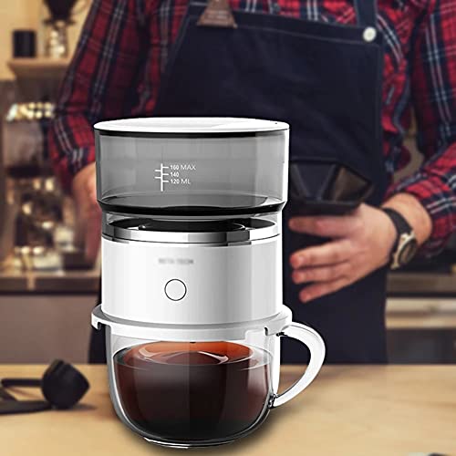 DAGONGREN Kaffeemaschine Mini Tragbare Kaffeekanne intelligent Automatischer Mini-Tropf-Topf-Hand-Brau-Kaffeemaschine… – Bild 7