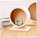 TusaMer Hamster Wheel 6 Inch Waterproof Moistureproof Stable Wooden Silent Hamster Wheel Silent Rat Gerbil Hedgehog Hermit Crab.
