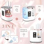 LARDERGO Makeup Brush Cleaner Machine, Ultimate Efficient Electric Automatic Cleaner and Dryer for All Types of Makeup Brushes - Image 2