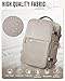 Vacuum Travel Backpack with Electric Pump for Women Men, Vacpack Seal Compression Bags Waterproof Travel Backpack Carry on Flight Approved, Air Backpack Personal Item Carry on Backpacks（grey brown）