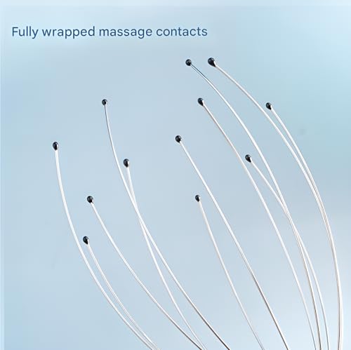 Image of Adimac Manual Scalp Massager (Pack of 2) - Handheld Head Massager for Stress Relief, Hair Growth, and Relaxation
