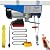 Bigorenda 1760lb Electric Hoist with Remote Control/Wired Control, Electric Hoist 2 in 1, 110v Electric Hoist with Single/Double Slings,65.6/33ft Lifting Height, for Factory Attic Garage Warehouse