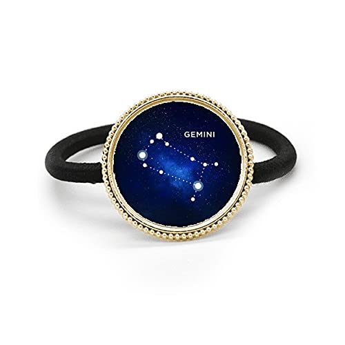 Élastique à cheveux en métal argenté astrologique, le cadeau symbolique parfait à offrir
