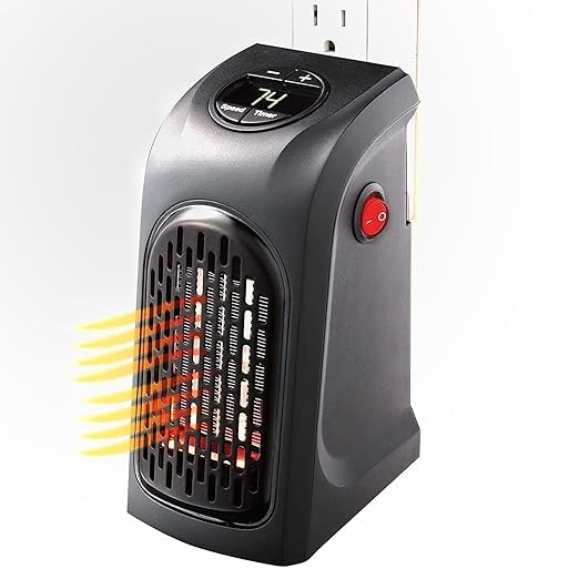 Purvisha Portable mini Electric Handy Room Heater Fan travel Heater