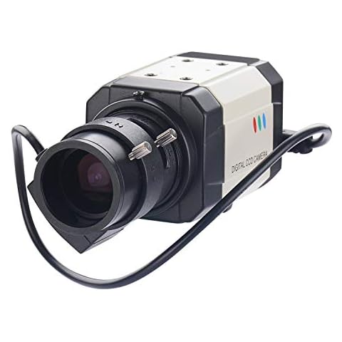 Vanxse CCTV Mini HD 1/3 CCD 960h Auto Iris 1000tvl 2.8-12mm Varifocal Lens Bullet Box Security Camera Surveillance Camera Cover