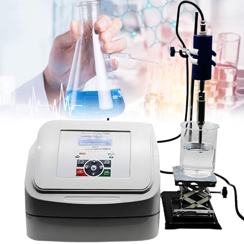 Homogenizator ultradźwiękowy, emulgator laboratoryjny, mieszalnik rozrywający komórki, częstotliwość robocza 20 kHz, sonda tytanowa, pojemność robocza 10–600 ml (10mmprobe)