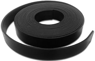 Solid neoprene rubber strip - 2mm thick, various widths available - 5m & 10m lengths - water/oil/weather seal (5m x 25mm wide)