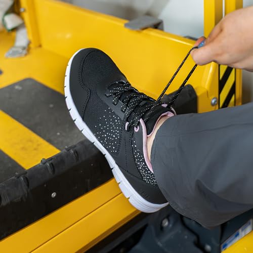Image of SPIEZ Composite Toe Safety Shoes Women Puncture Proof Work Sneakers ASTM
