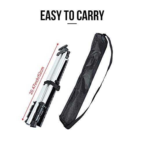 GBYAN Cavalete de exibição de tripé de metal com bolsa portátil para piso, pintura de mesa, tela, al