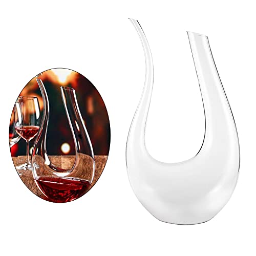MERIGLARE Crystal Wine Decanter presentes Acessórios para vinho em forma de U Aerador de vinho tinto