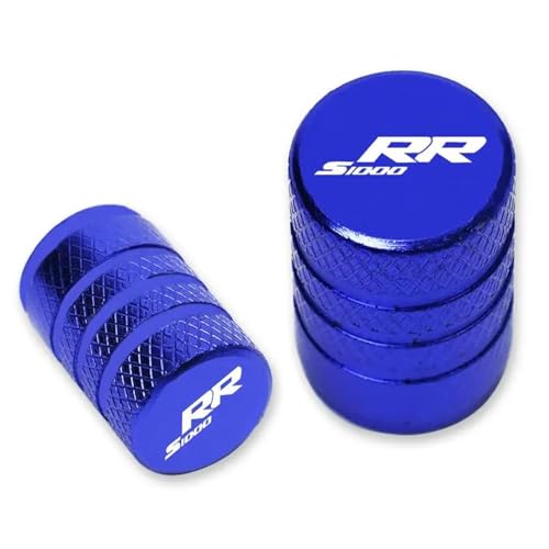 Bouchon de valve de pneu moto bleu pour BMW S1000RR S 1000 RR