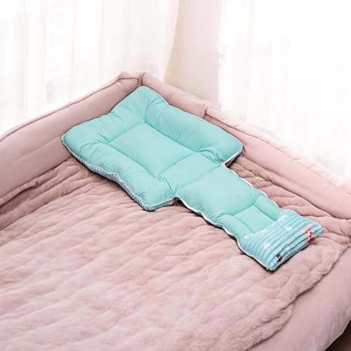 Image of VOIDROP Velvet Baby Sleeping Bag 3 in 1 for New Born Babies Baby Fur Material Portable Travelling Bed for Infants Premium QULAITY Baby Breastfeeding Bed Green