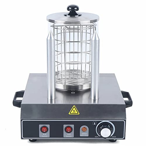 Machine à hot-dog en acier inoxydable - Chauffe-saucisses - Chauffe-saucisses - 220 V 50 Hz
