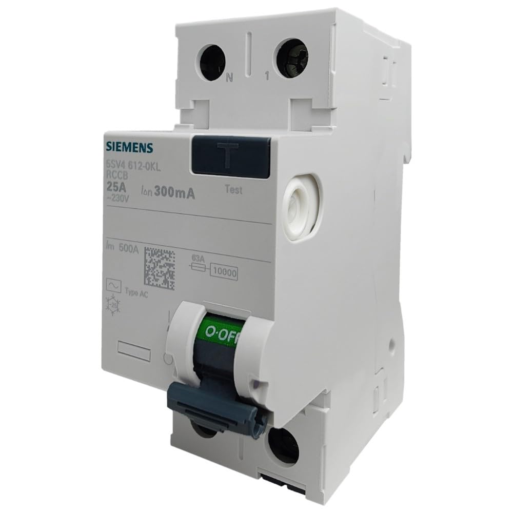 Siemens Sentron – Interruttore differenziale 5sv 70 mm classe -ac 2 poli 25a 300ma