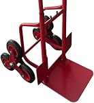 120kg Steel Folding Hand Truck with 3-Wheel Stair Climber