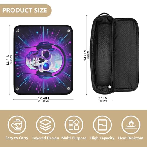 Funda de viaje 2 en 1 para plancha y rizador de pelo miniatura 4
